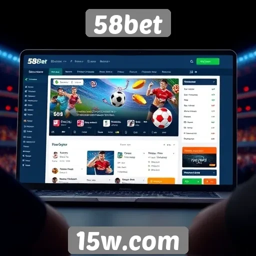 Facilidade de navegação na plataforma do 58bet